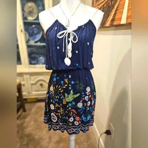 Airisa floral print rope neck dress - Picture 1 of 9